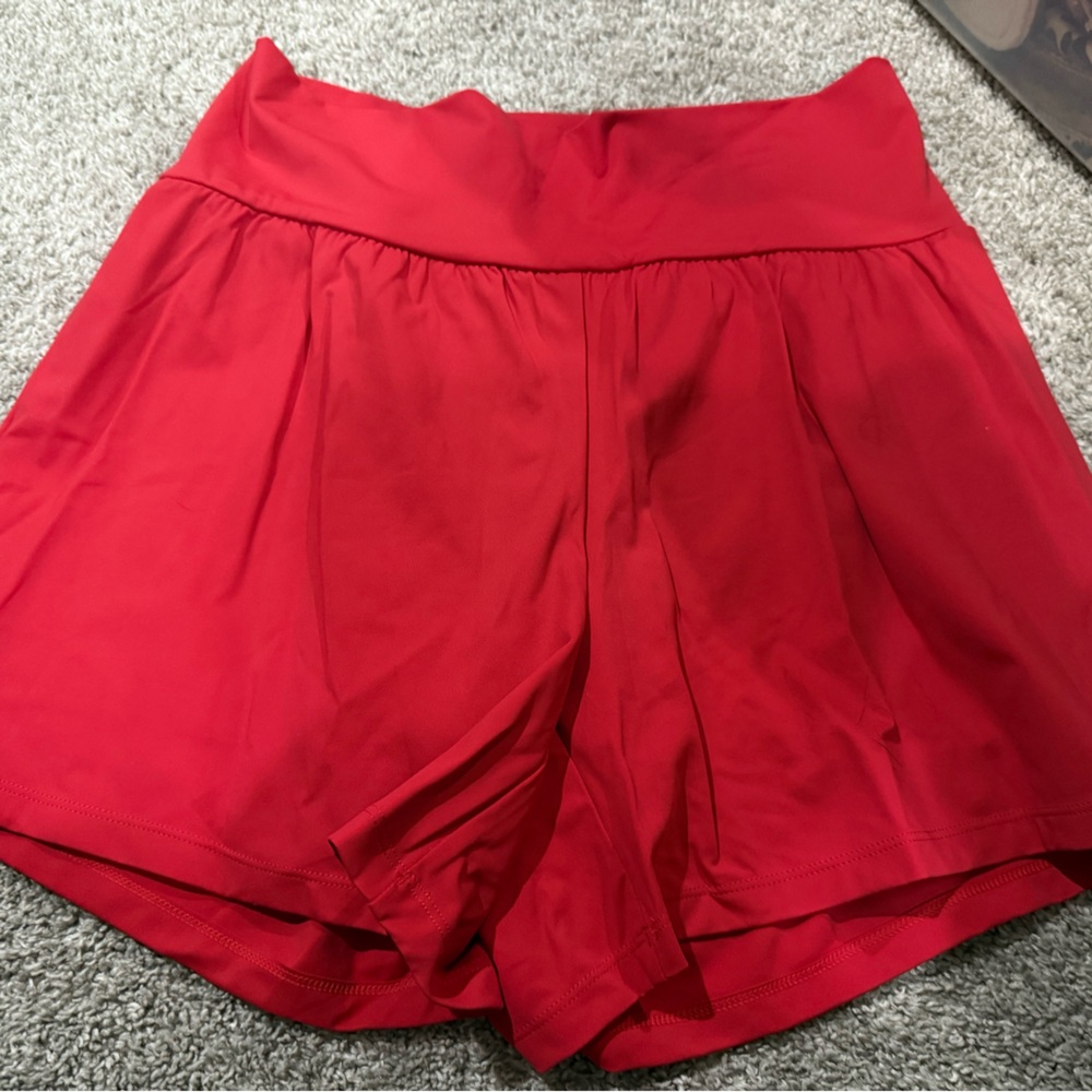 NWT HALARA High Waist Red Women's Shorts